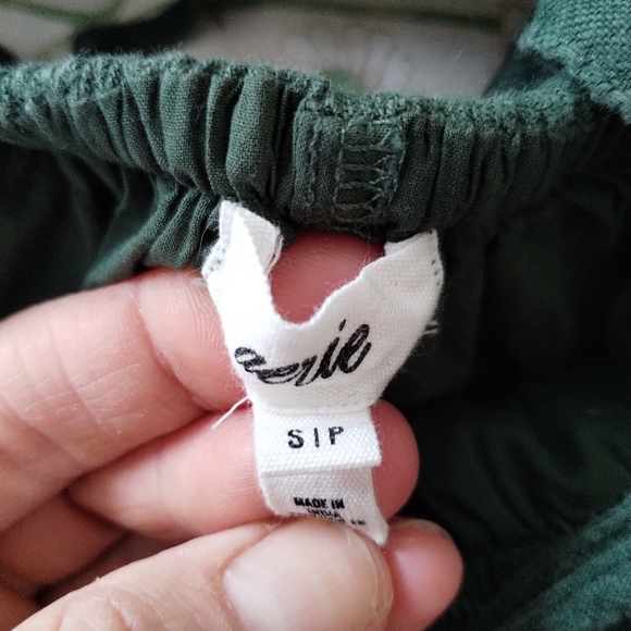 Aerie Green Dress Cotton Blend Small - Picture 8 of 8